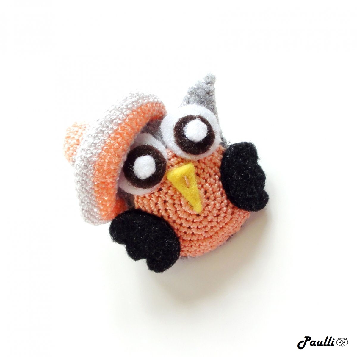 Veselá sovička s kloboučkem