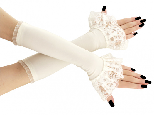 Dámské svatební rukavice ivory 0025S