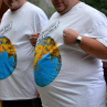 Tričko "Vyžehleno přes glóbus" - šedý melír - vel. M-3XL