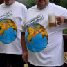 Tričko "Vyžehleno přes glóbus" - bílé - vel. M-3XL