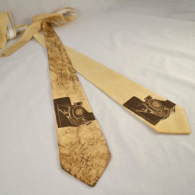 Fotografická hedvábná kravata