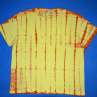 Žluto-oranžové batikované triko s listy 3XL