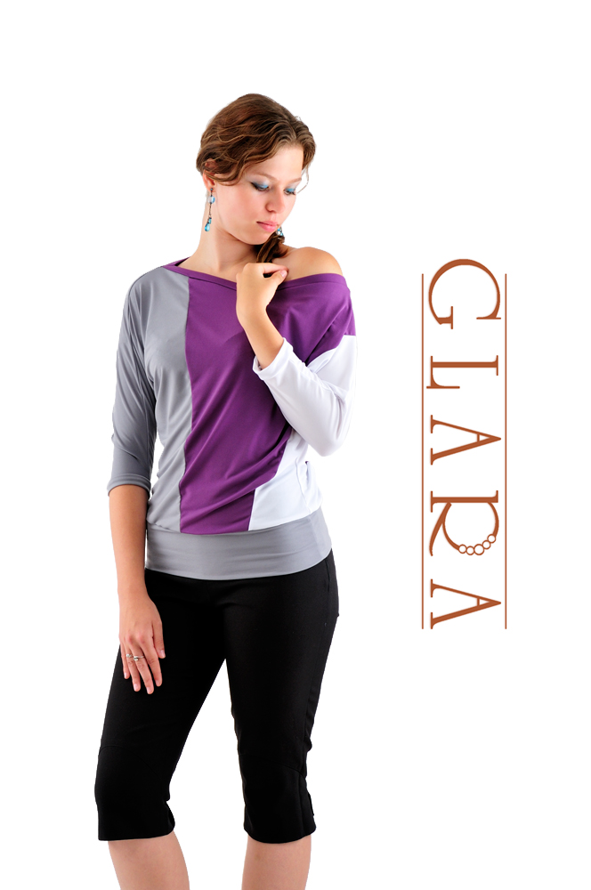 Tri-Color Top / G-P-W