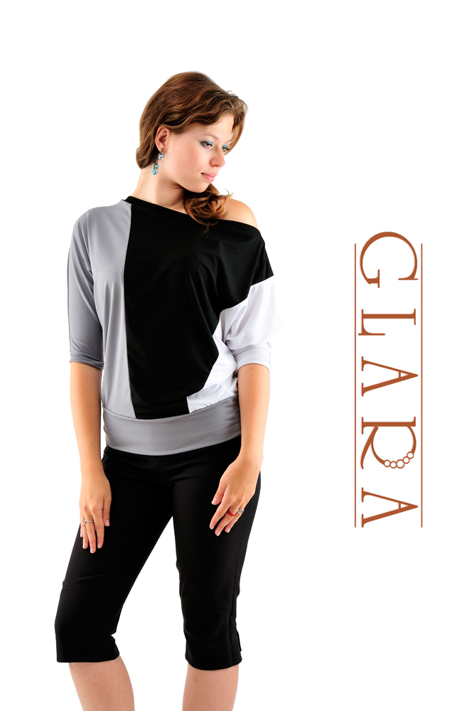 Tri-Color Top / G-B-W