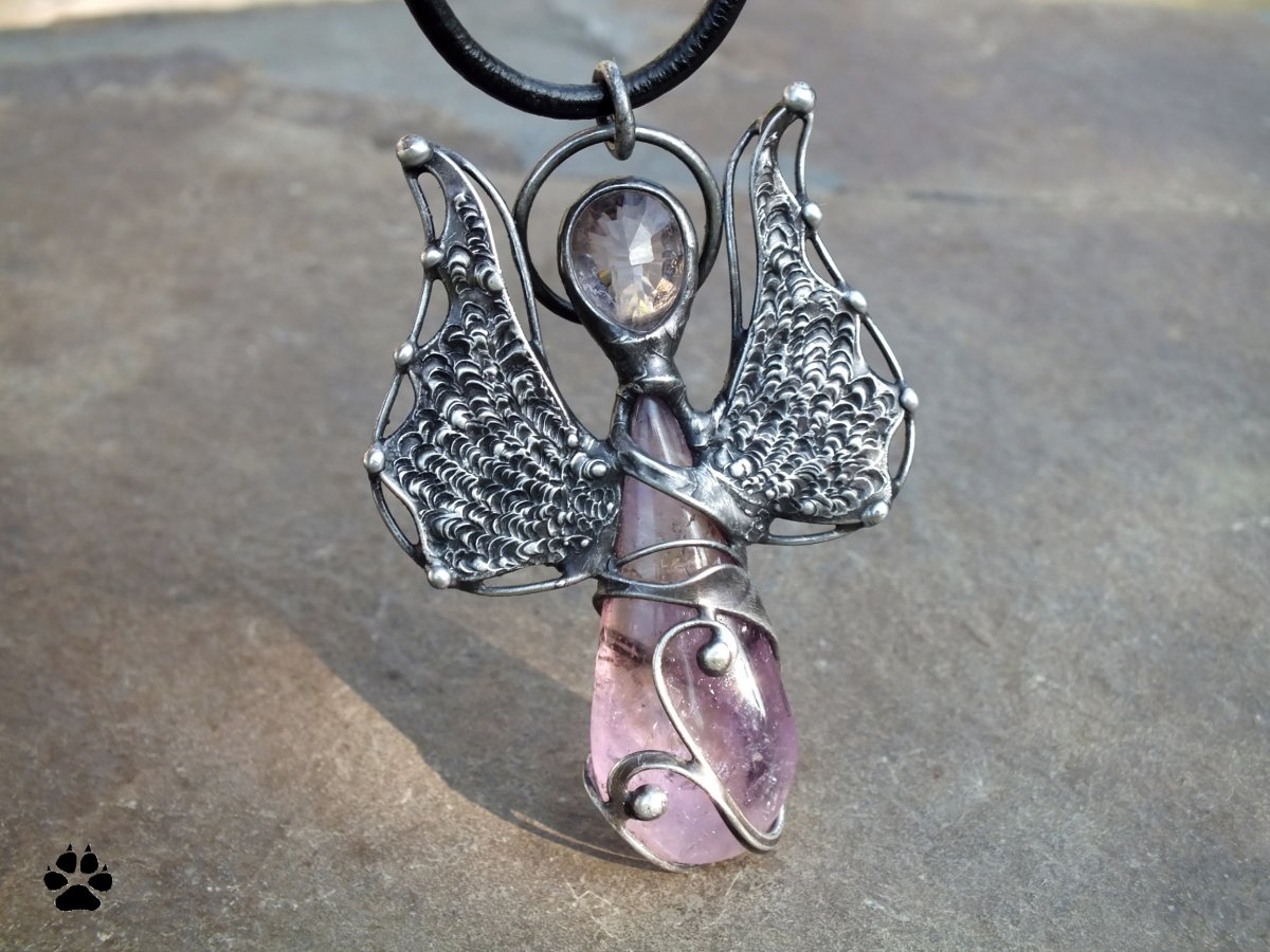 Anděl -  ametrín, ametyst