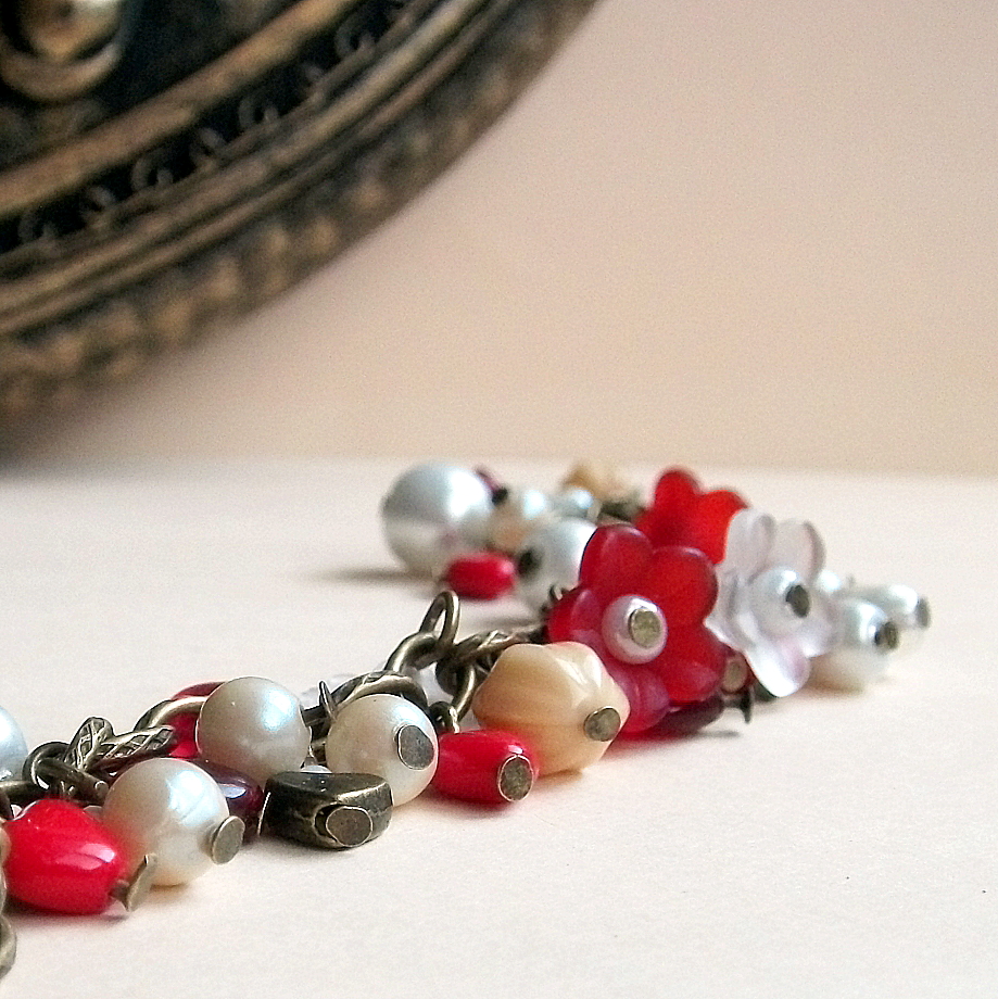 Náramek "cinkáček" Srdíčko