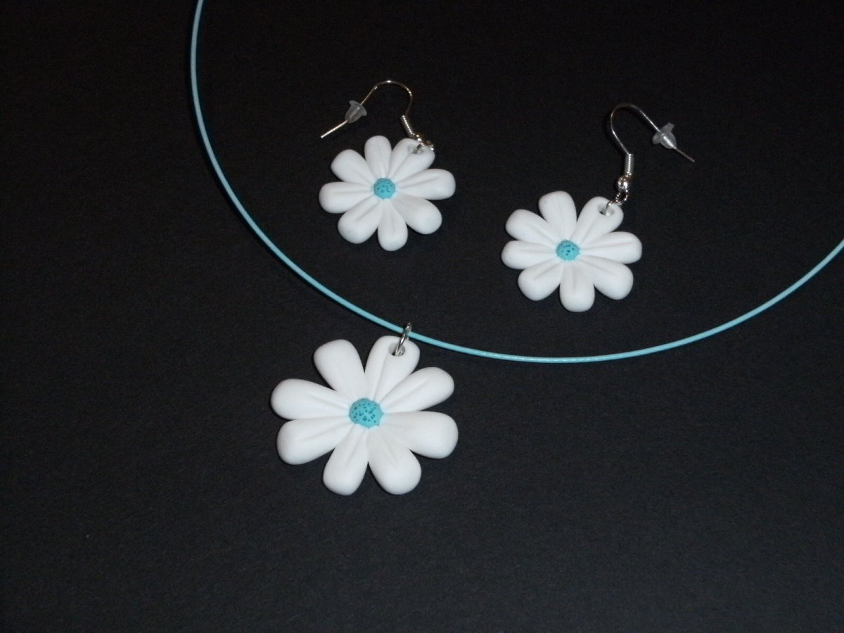 Sada - kopretina - modrá