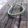 Summer whipped bracelets - světle zelený
