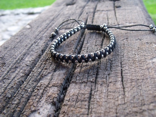 Summer whipped bracelets - černý