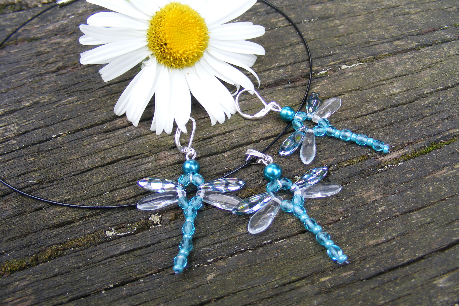 Na křídlech vážky - azurová sada