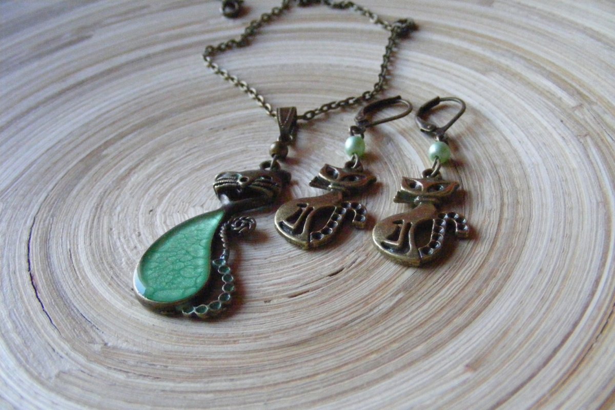 Kočičáci - světlezelená sada 