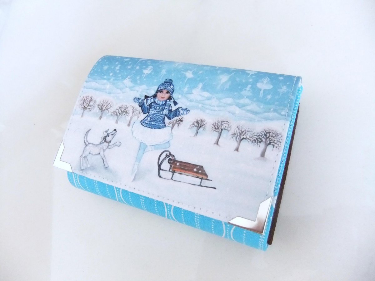 Baletka, jak vločka křehká - romantická peněženka