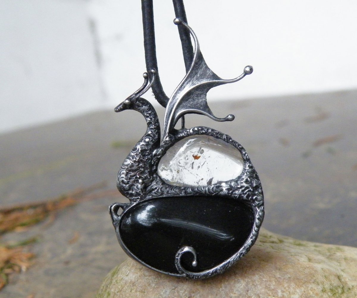 Drak na přání  (Obsidián, Křišťál) REZERVACE