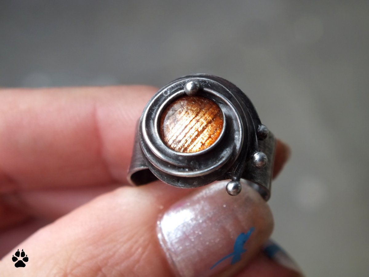 SUN RAYS - prsten se slunečním kamenem