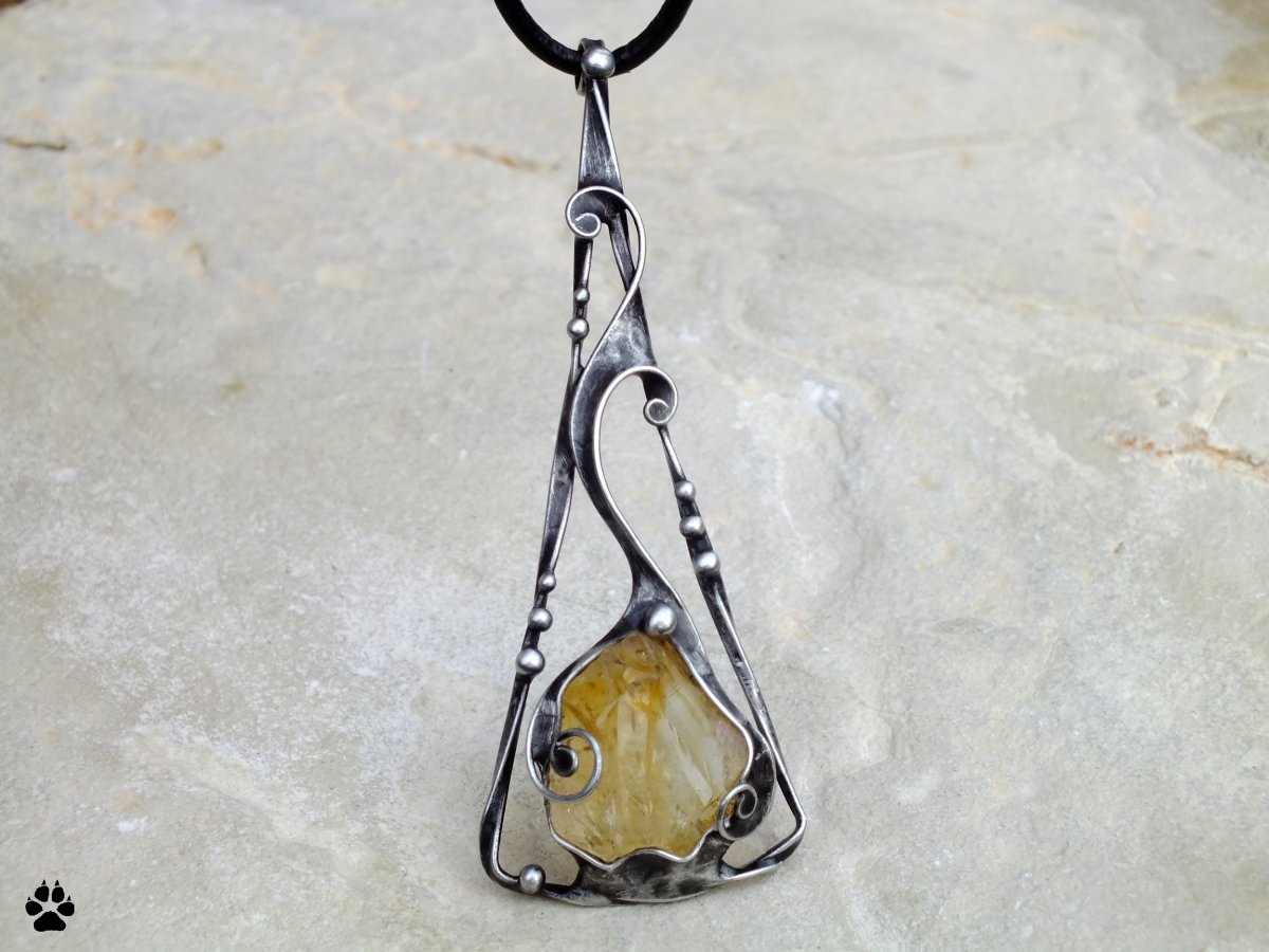 Stříška - surový citrín