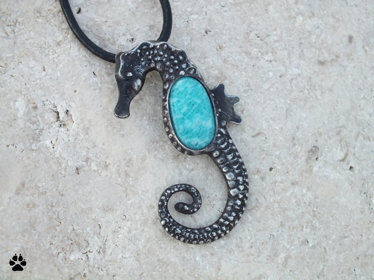 Mořský koník - amazonit