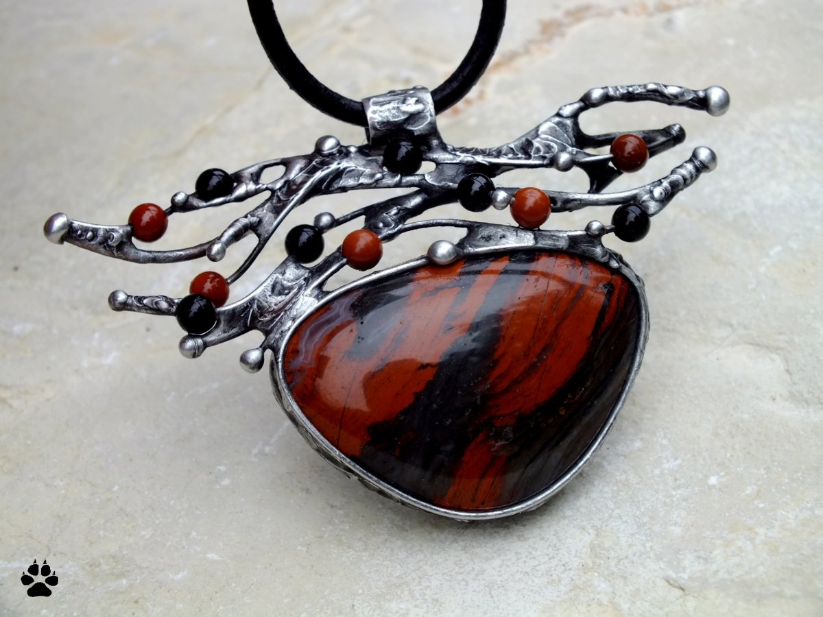 Červená řeka - jaspis