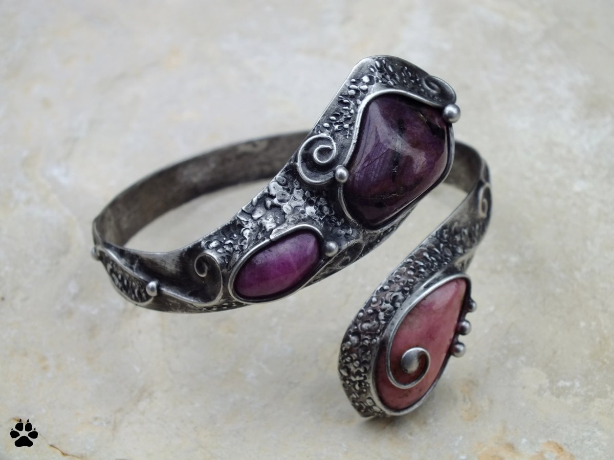 Náramek pro Šeherezádu - rubín,turmalín,rodonit