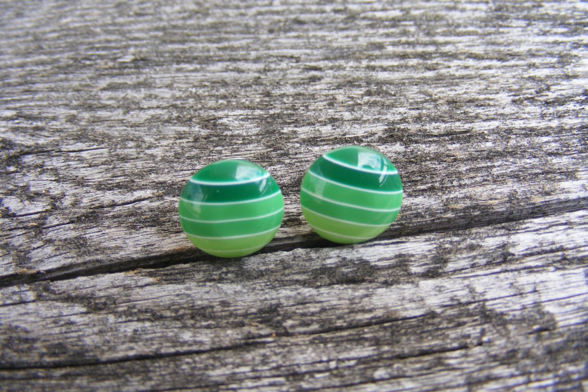 Proužkové - zelené