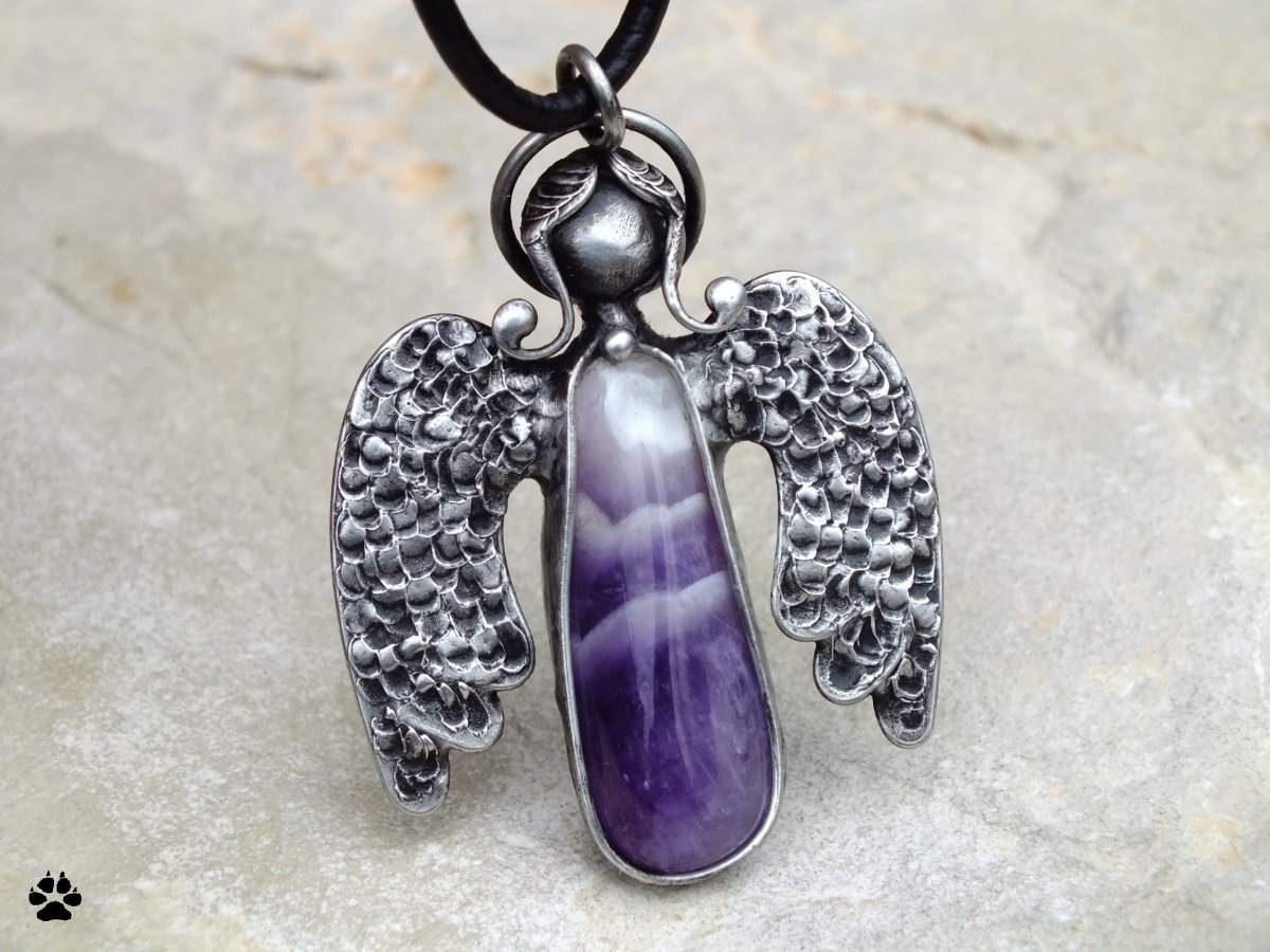 Andělka s ametystem REZERVACE!!!