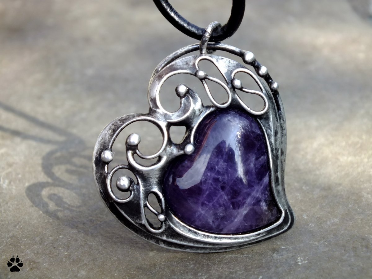 Srdíčko z ametystu