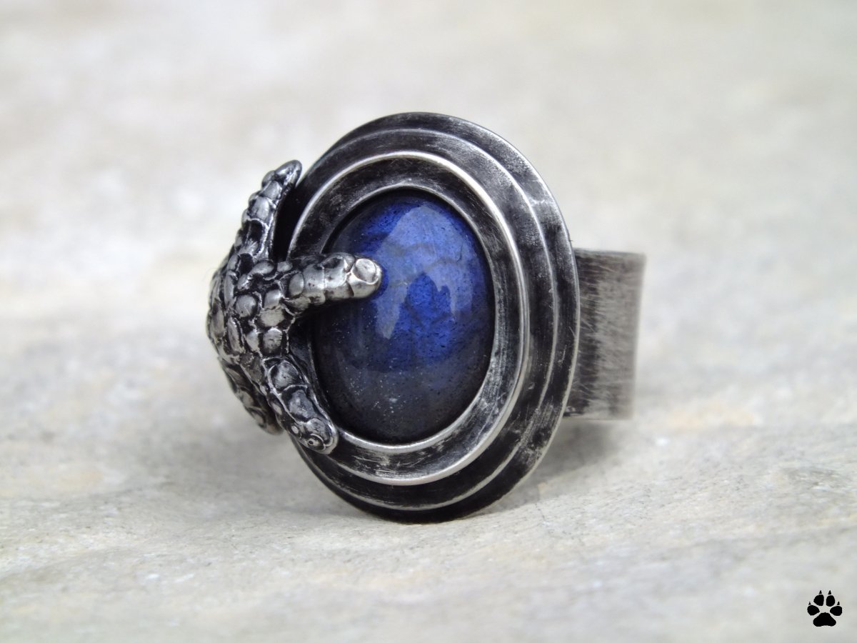 Hvězdice - prsten s labradoritem