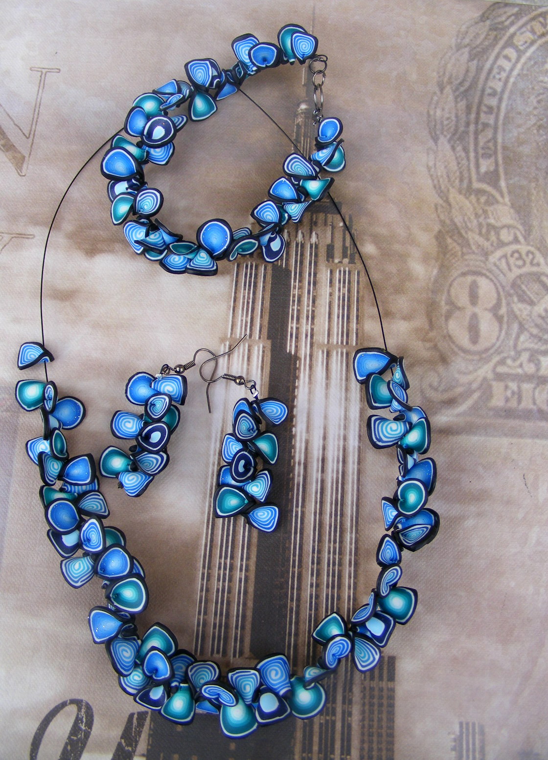 Fimo sada-modré mámení