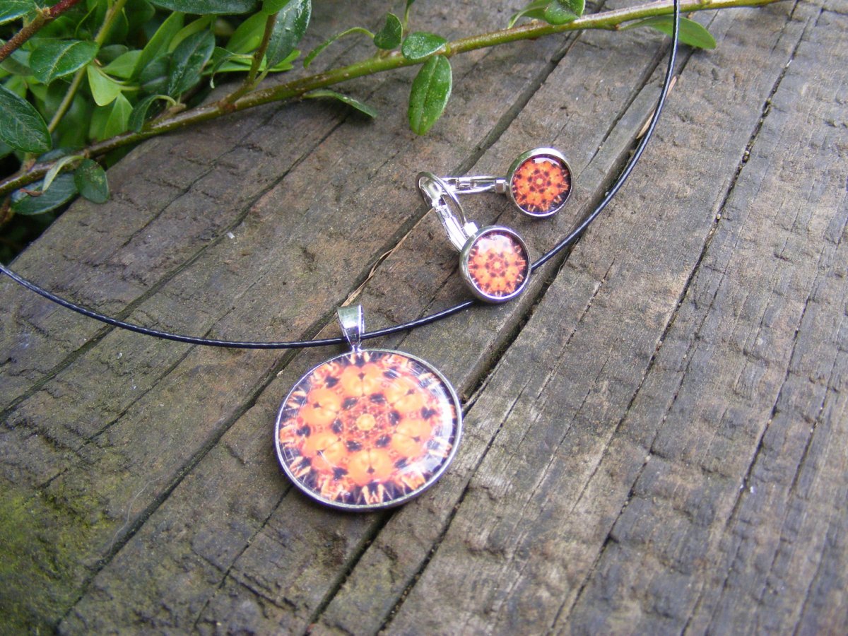 Mandala - oranžová