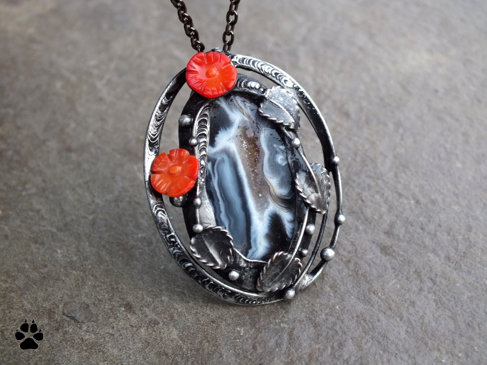 Pro jedno kvítí slunce...- achát a korál