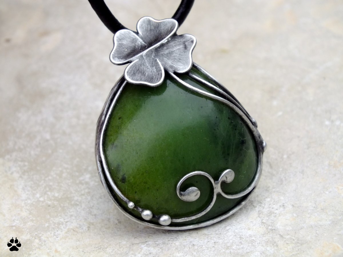 Můj první čtyřlístek - jadeit/nefrit