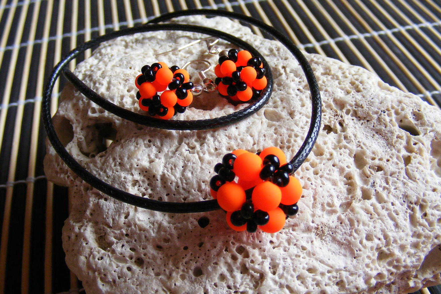 Neon - oranžová sada