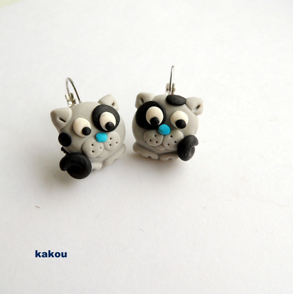 náušnice kočičky IHNED SKLADEM