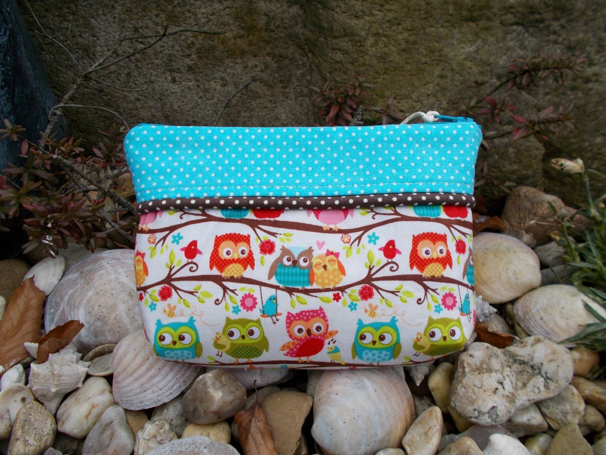 Kosmetická kapsička - samé sovy