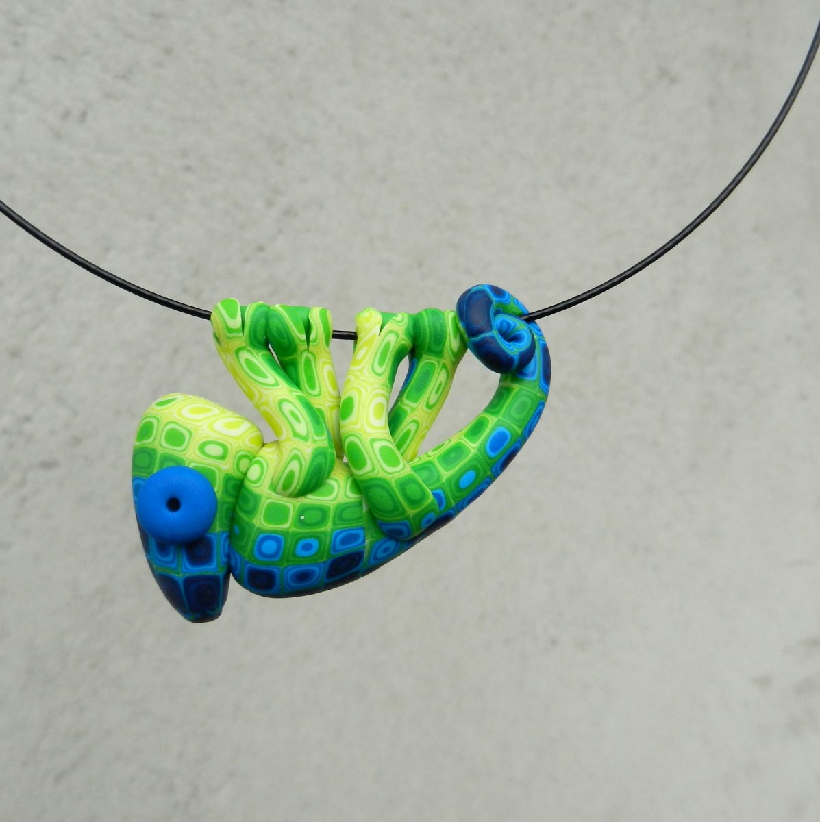 Chamík zelenomodrý