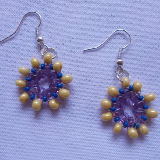 náušnice sluníčkové