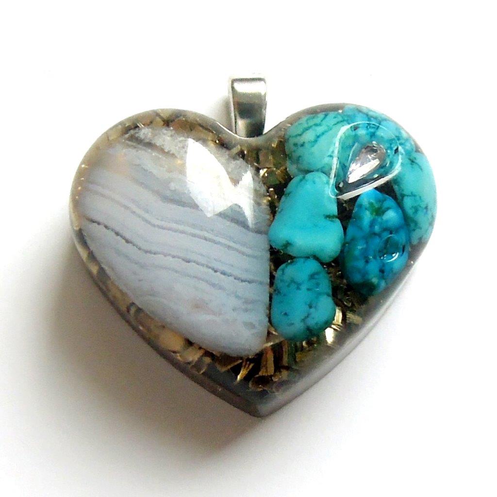 Orgonit přívěs - štěstí, klid, radost, úspěch, ochrana, strach, deprese