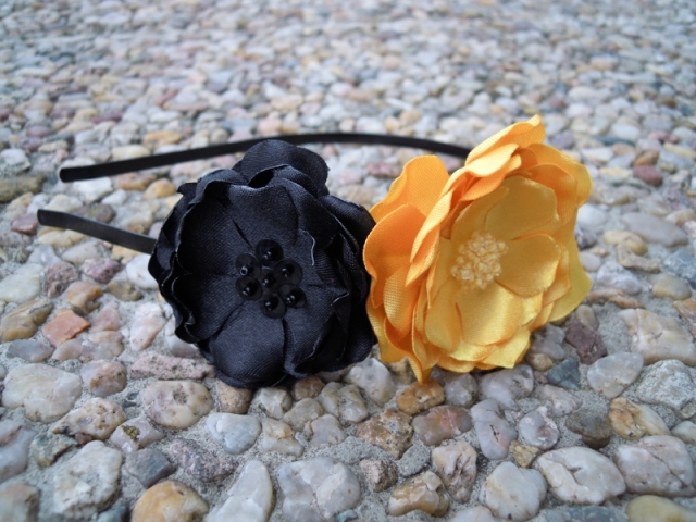 Čelenka žluto-černé mámení