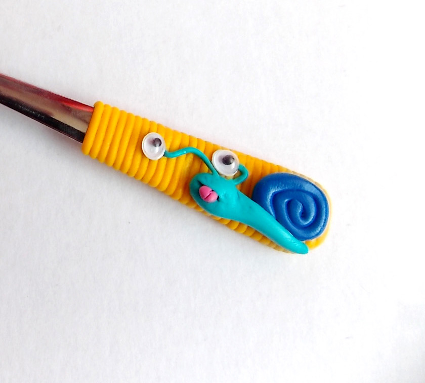 Čajová lžička - crazy šneček