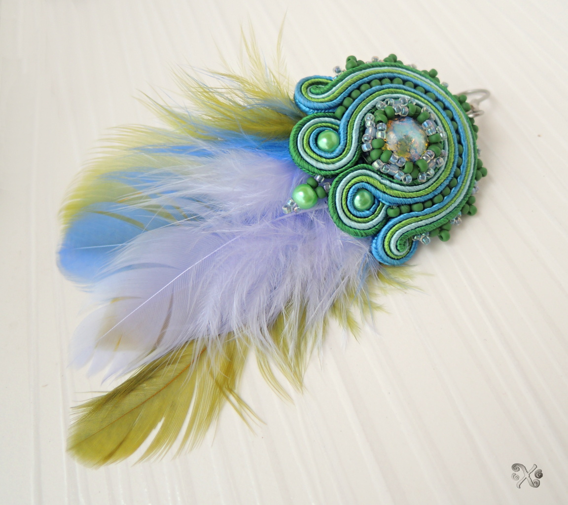 Soutache Perroquet
