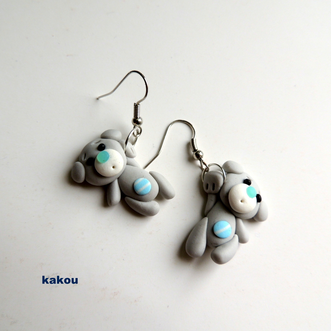 náušnice afroháček - letící medvídci IHNED SKLADEM