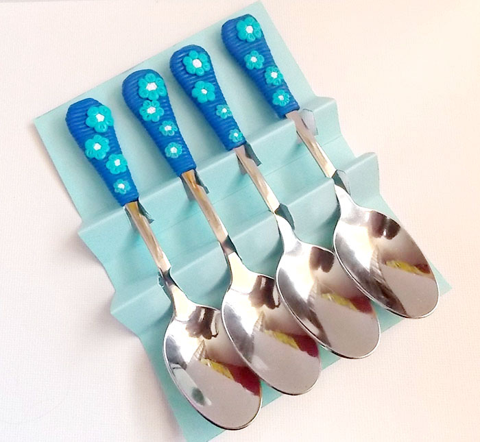 Čajové kytičkové lžičky