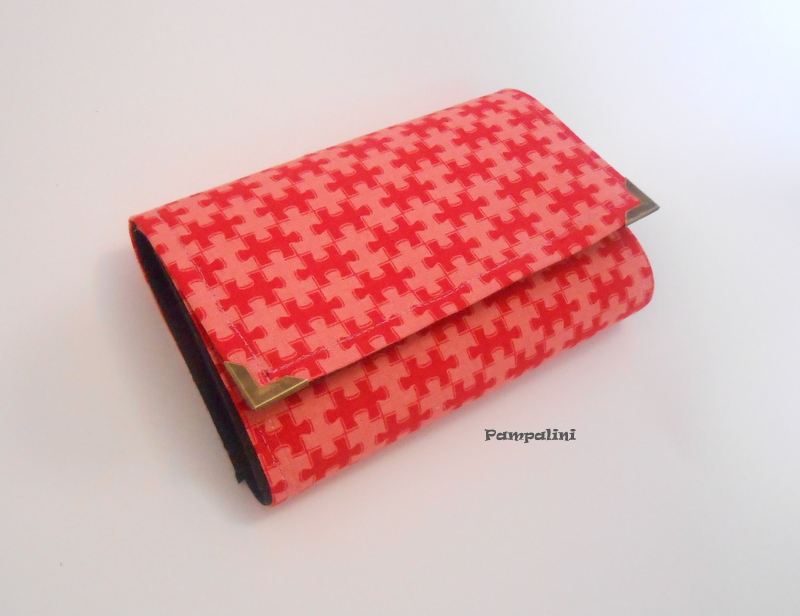 Peněženka - Růžovočervené puzzlíky