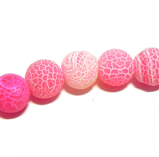 Achát růžový - 10 mm