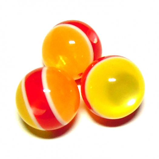 Korálky kočičí - 10 mm - 2 ks