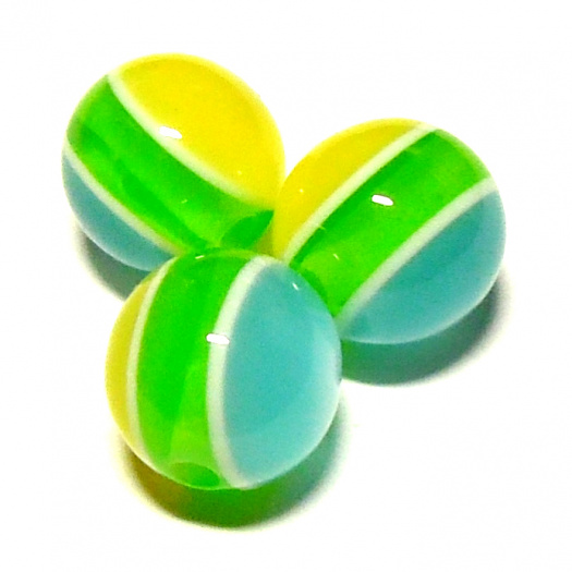 Korálky kočičí - 8 mm - 9 ks