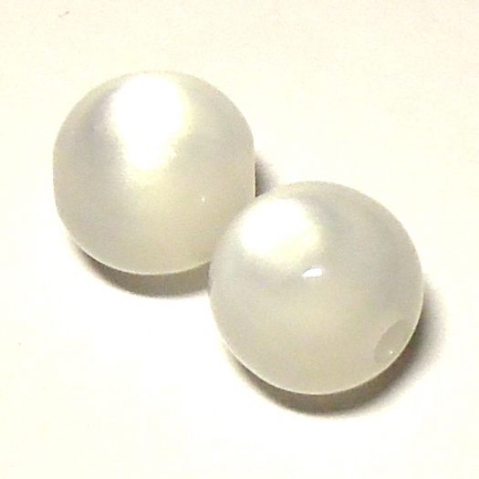 Korálky kočičí - 12 mm - 4 ks