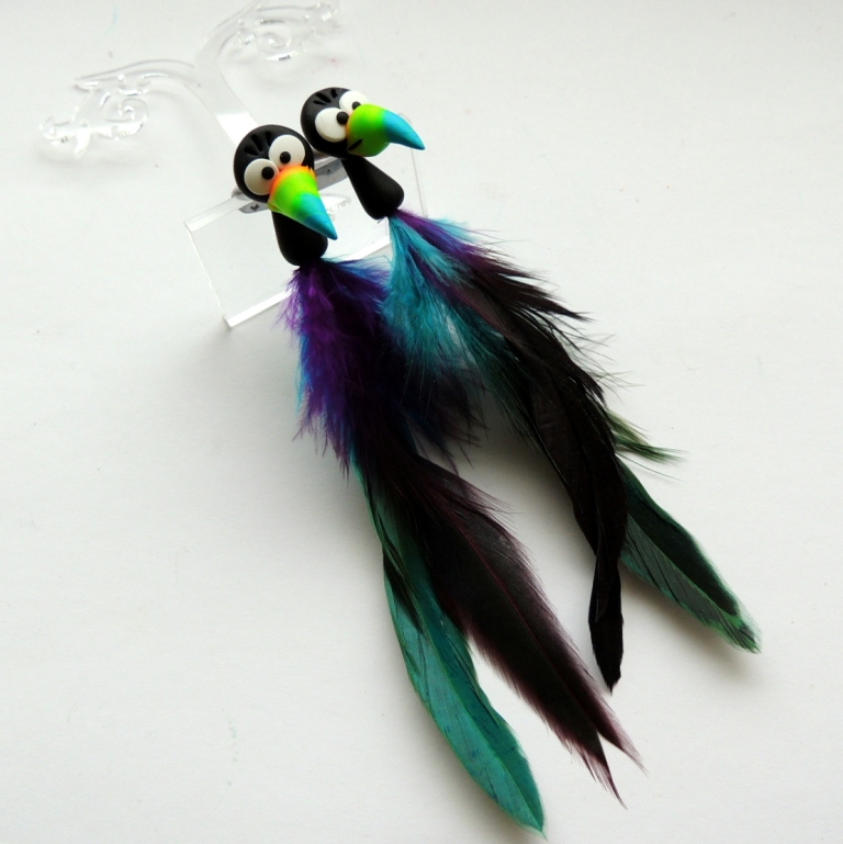 skrz ucho - tukan- ihned skladem 