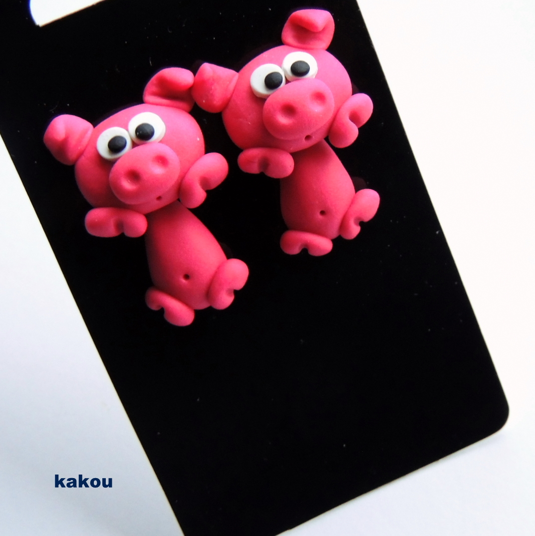 náušnice skrz ucho prasátka IHNED SKLADEM