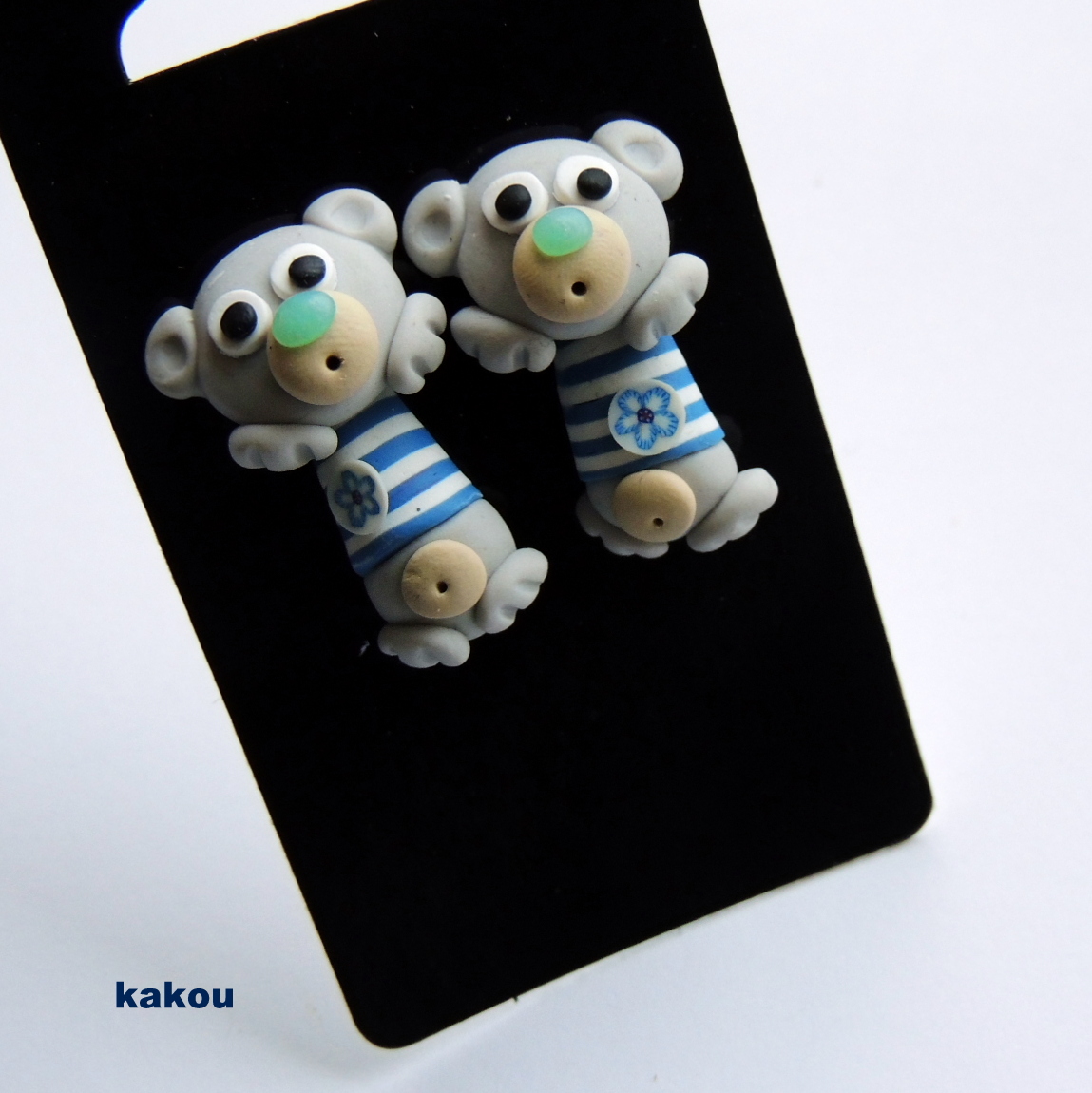 náušnice skrz ucho medvídci IHNED SKLADEM