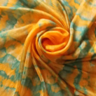 Šátek oranžová a zelená